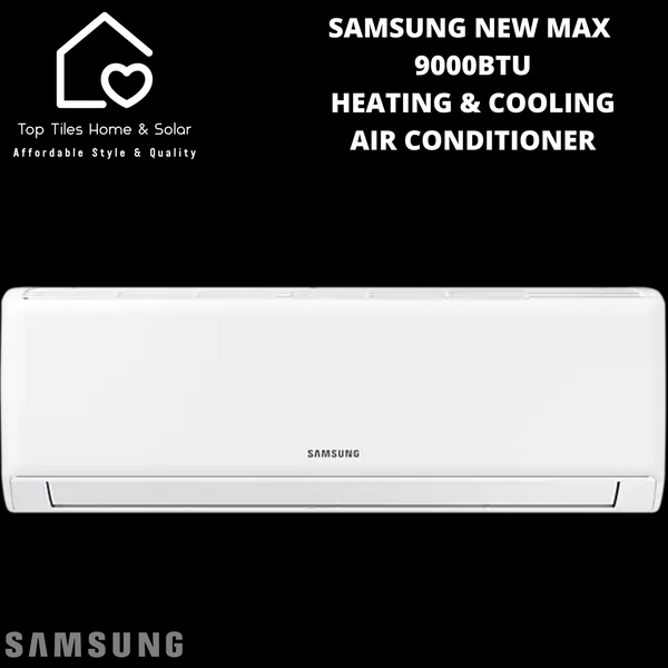 Samsung New Max 9000BTU White Heating & Cooling Air Conditioner - AR3000