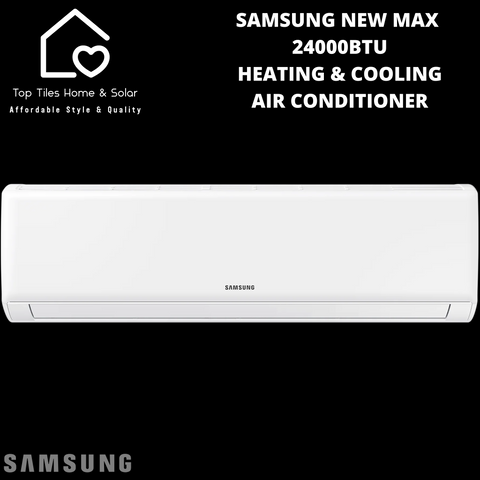 Samsung New Max 24000BTU White Heating & Cooling Air Conditioner