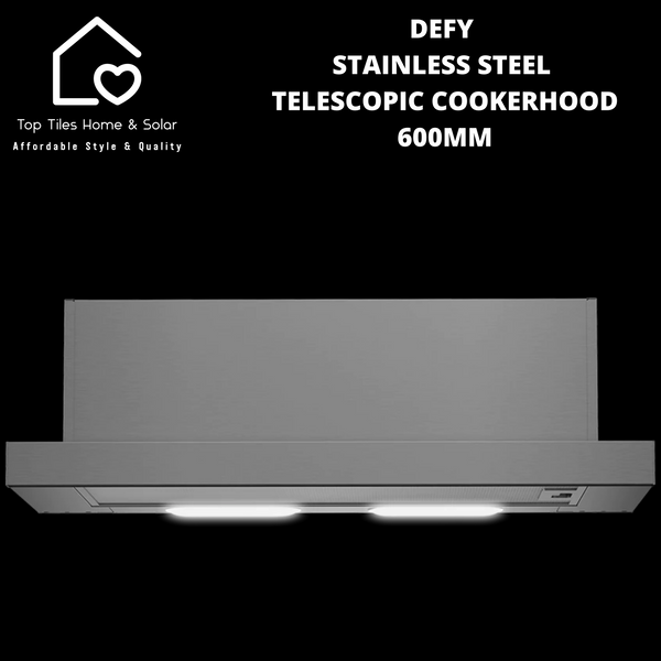 Defy Stainless Steel Integrated Telescopic Cookerhood- 600mm DCH609