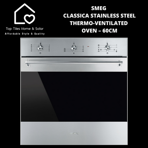 Smeg Classica Manual Thermo-Ventilated Oven – 60cm