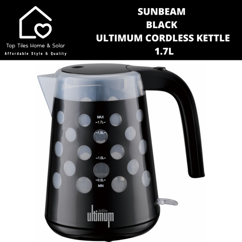 Sunbeam Black Ultimum Cordless Kettle - 1.7L