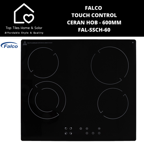 Falco Framed Touch Control Panel Ceran Hob - 600mm FAL-SSCH-60