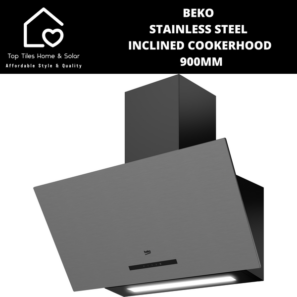 Beko Stainless Steel Inclined Cookerhood - 900mm HCA93640SS