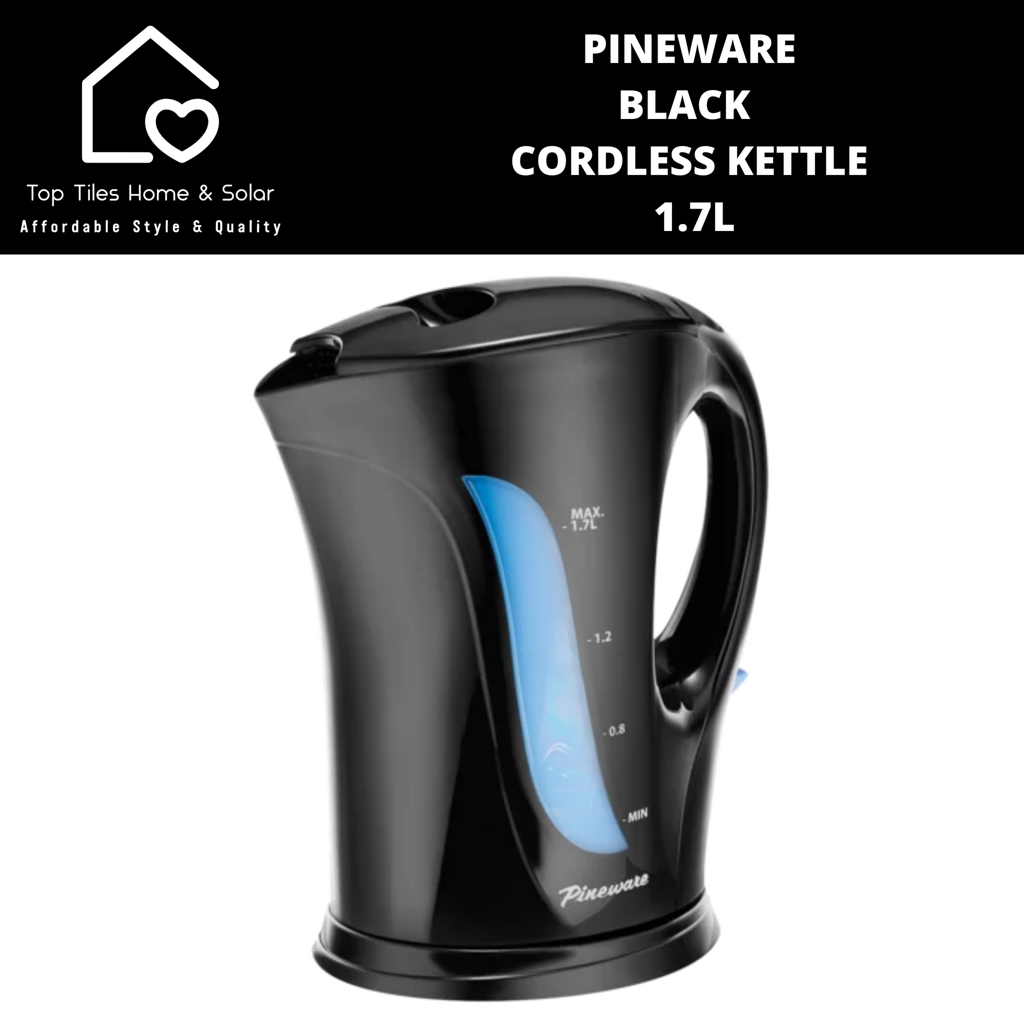 Pineware cordless deals kettle