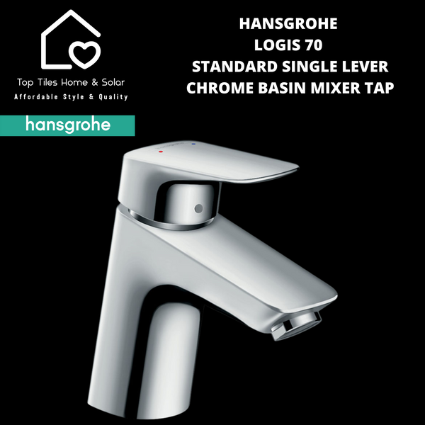 Hansgrohe Logis 70 Standard Single Lever Chrome Basin Mixer Tap