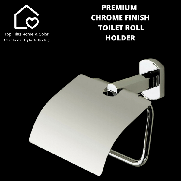 Premium Chrome Finish Toilet Roll Holder