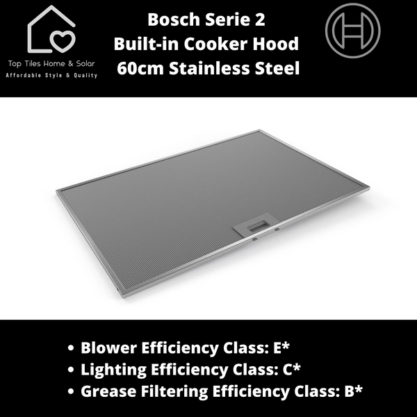 Bosch Serie 2 Built-in Extractor Hood - 60cm Stainless Steel