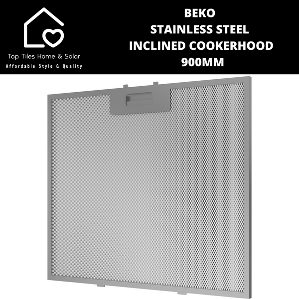 Beko Stainless Steel Inclined Cookerhood - 900mm HCA93640SS