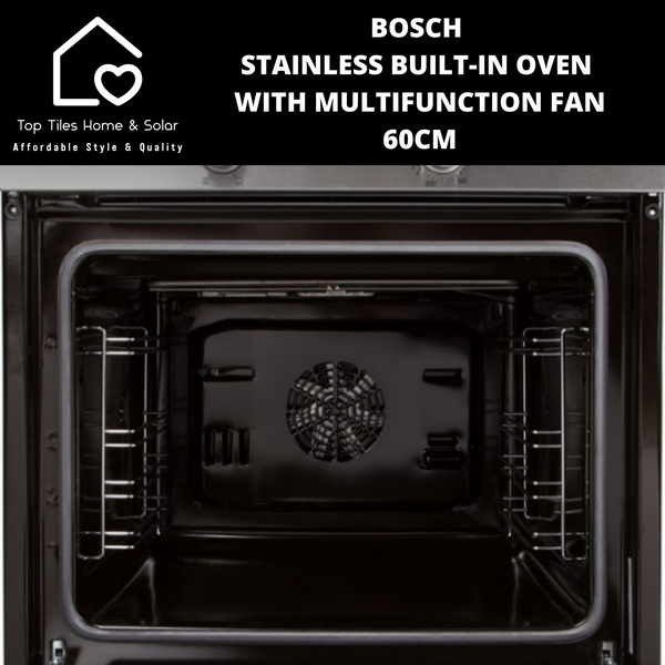 Bosch Series 2 - Stainless Steel Multifunction Oven with Fan - 60cm