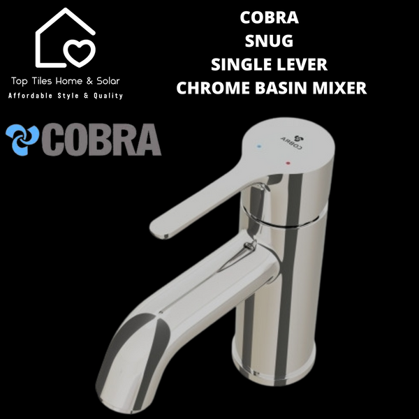 Cobra Snug Single Lever Chrome Basin Mixer