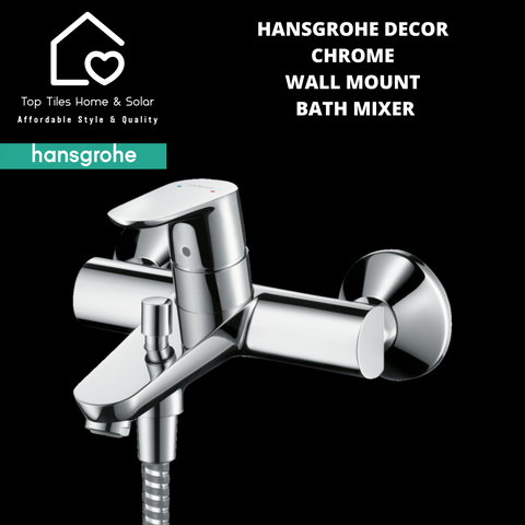 Hansgrohe Decor Chrome Wall Mount Bath Mixer