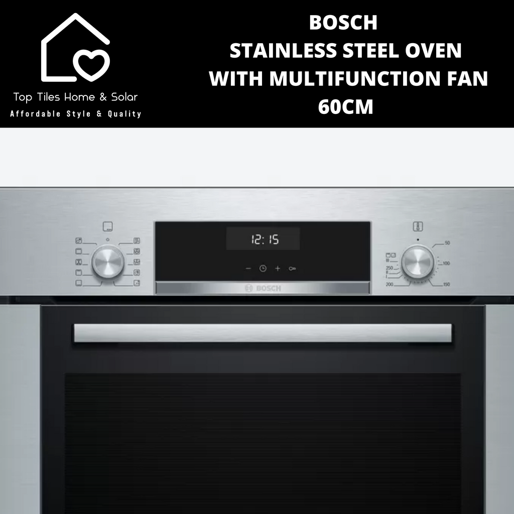 Bosch Series 6 Oven with Multifunction Fan 60cm Top Tiles