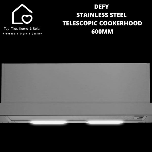 Defy Stainless Steel Integrated Telescopic Cookerhood- 600mm DCH609
