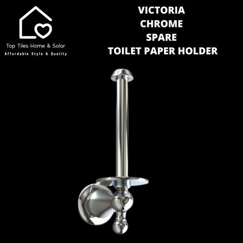 Victoria Chrome Spare Toilet Paper Holder