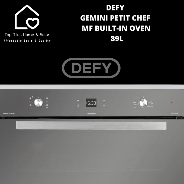 Defy Gemini Petit Chef MF Built-in Oven - 89L 70cm