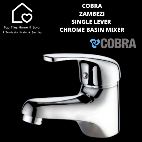 Cobra Zambezi Single Lever Chrome Basin Mixer