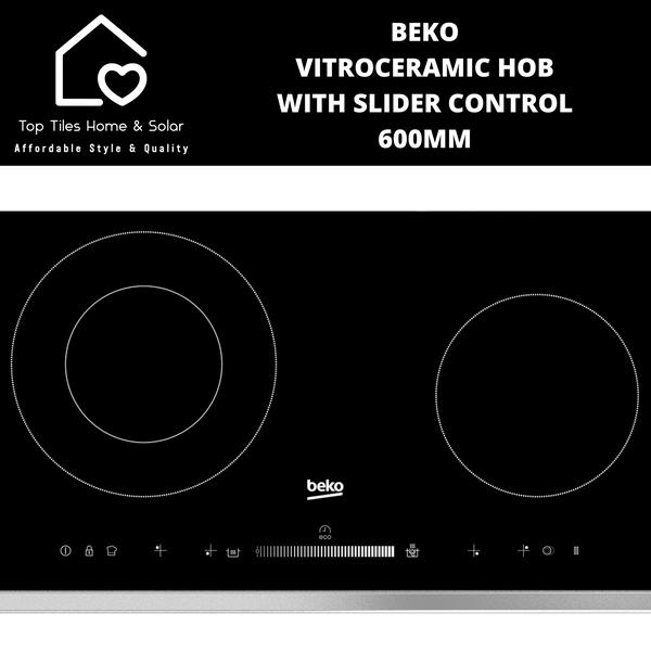 Beko Vitroceramic Hob with Slider Control - 600mm