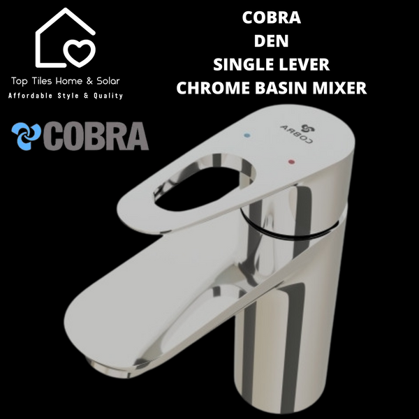 Cobra Den Single Lever Chrome Basin Mixer