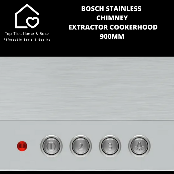 Bosch Series 2 - Stainless Chimney Extractor Cookerhood - 900mm