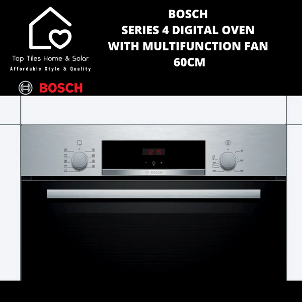 Bosch Series 4 - Digital Oven with Multifunction Fan - 60cm