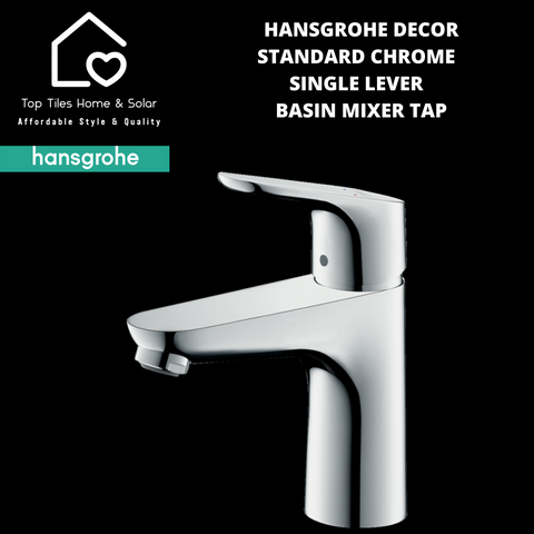 Hansgrohe Decor 100 Standard Single Lever Chrome Basin Mixer Tap