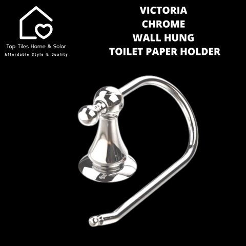 Victoria Chrome Wall Hung Toilet Paper Holder