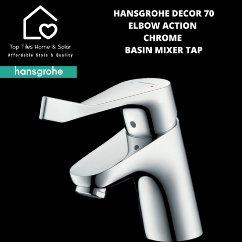Hansgrohe Decor 70 Elbow Action Chrome Basin Mixer Tap