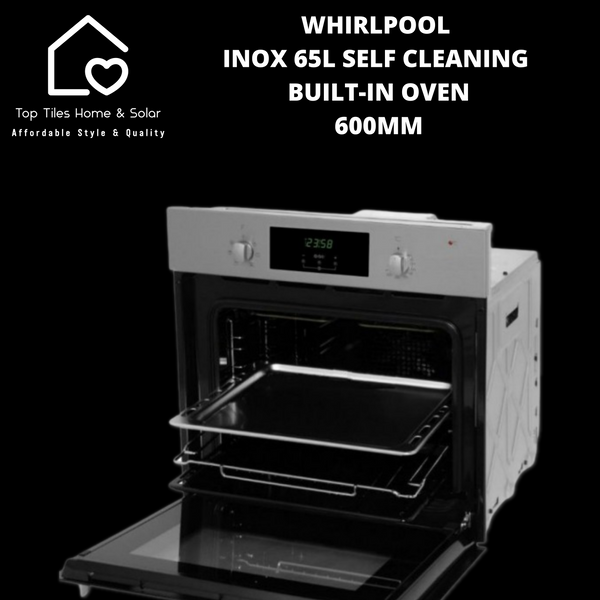 Whirlpool Inox 65L Self Cleaning Built-In Oven - 60cm