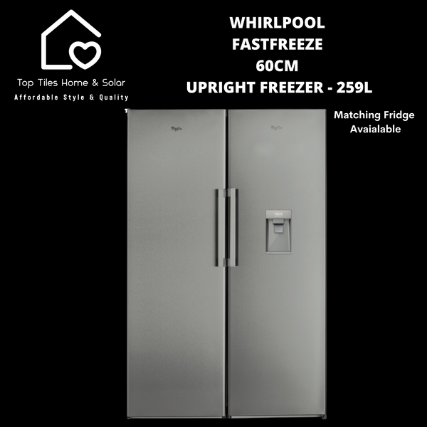 Whirlpool FastFreeze 60cm Upright Freezer - 259L