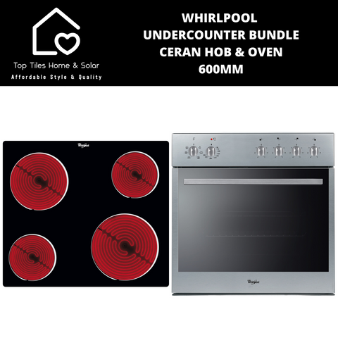 Whirlpool Undercounter Bundle Ceran Hob & Oven - 600mm