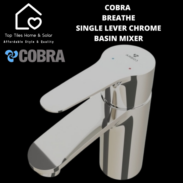 Cobra Breathe Single Lever Chrome Basin Mixer
