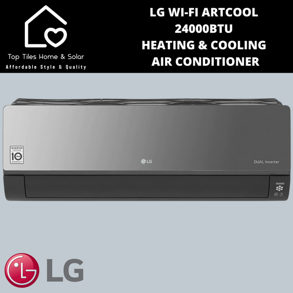 LG Wi-Fi ARTCOOL 24000BTU Heating & Cooling Air Conditioner