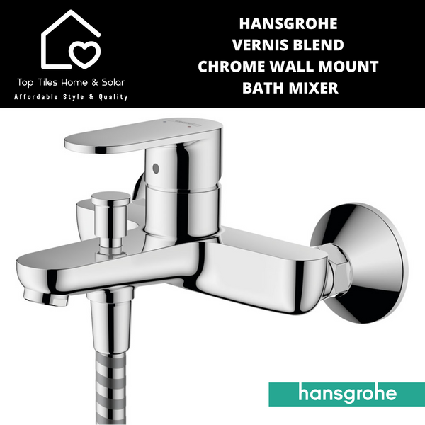 Hansgrohe Vernis Blend Chrome Wall Mount Bath Mixer