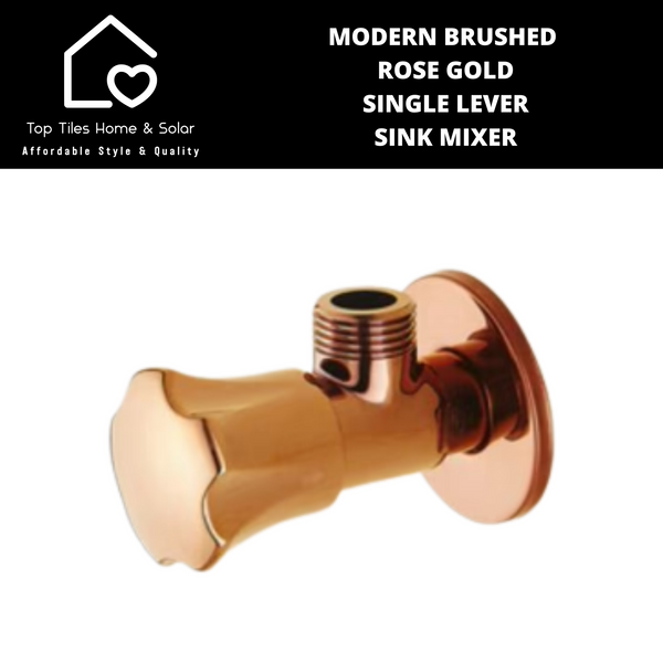 Rose Gold Square Angle Valve 15 x 15 mm