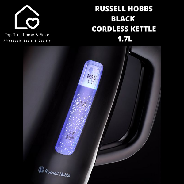 Russell Hobbs Black Cordless Kettle - 1.7L