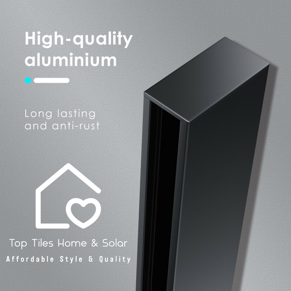 Smoked Glass Walk-in Shower Screen - 1000 x 2000mm