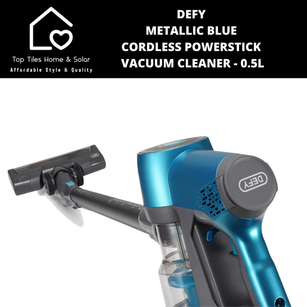 Defy Metallic Blue Cordless Powerstick Vacuum Cleaner - 0.5L VRT82821D