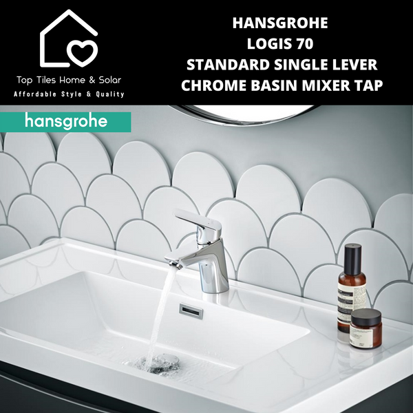 Hansgrohe Logis 70 Standard Single Lever Chrome Basin Mixer Tap