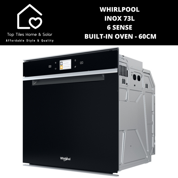 Whirlpool Black 73L 6 Sense Built-In Oven - 60cm