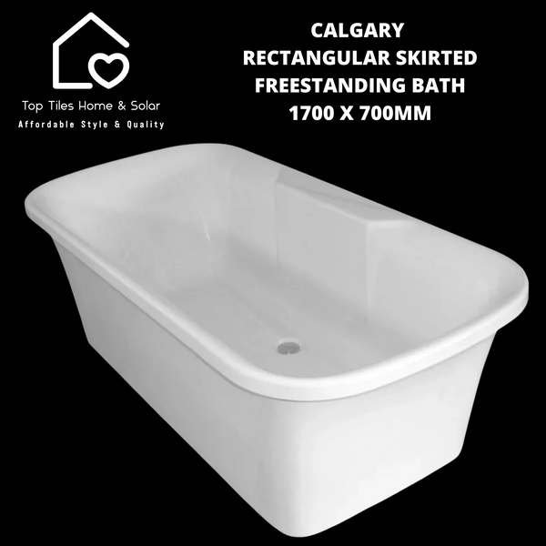 Calgary Rectangular Skirted Freestanding Bath - 1700 x 700mm