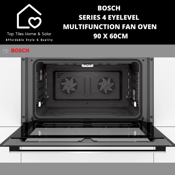 Bosch Series 4 - Eyelevel Multifunction Fan Oven - 90 x 60cm