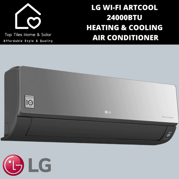 LG Wi-Fi ARTCOOL 24000BTU Heating & Cooling Air Conditioner