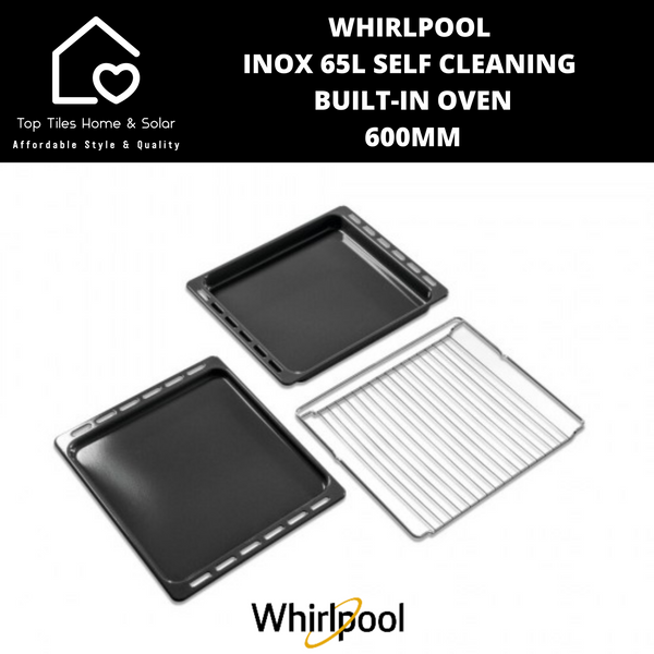 Whirlpool Inox 65L Self Cleaning Built-In Oven - 60cm