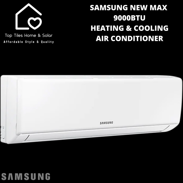 Samsung New Max 9000BTU White Heating & Cooling Air Conditioner - AR3000