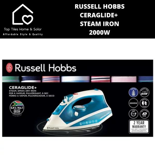 Russell Hobbs CeraGlide+ Steam Iron - 2000W