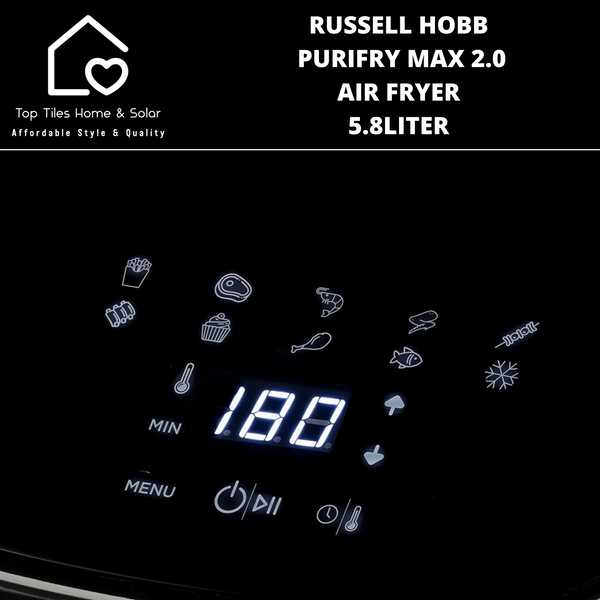 Russell Hobbs Purifry Max 2.0 Air Fryer - 5.8Liter
