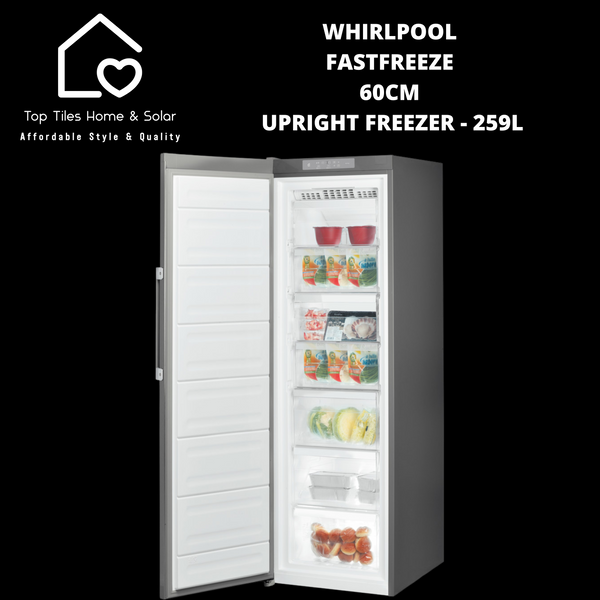 Whirlpool FastFreeze 60cm Upright Freezer - 259L