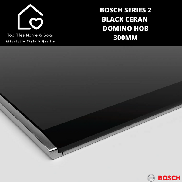 Bosch Series 2 - Black Ceran Domino Hob - 300mm