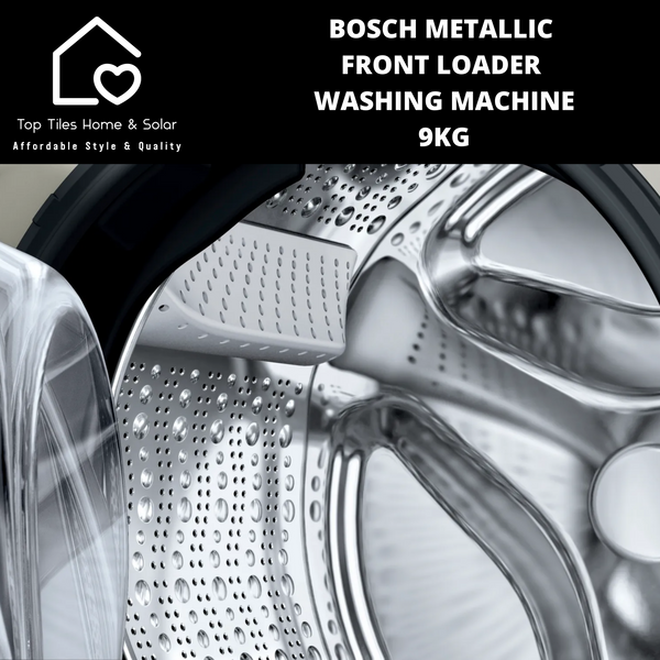 Bosch Series 4 - Metallic Front Loader Washing Machine - 9kg