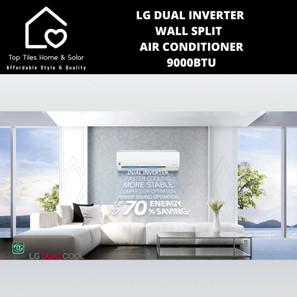 LG Dual Inverter Wall Split Air Conditioner - 9000BTU